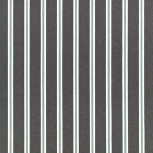 black-grey striped woven fabric from Romo