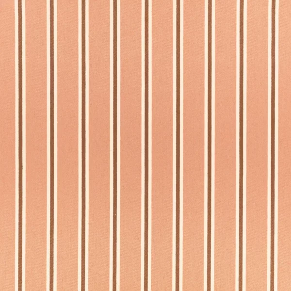 Tiva Fabric - Tuscan Pink by pink striped woven fabric from Romo
