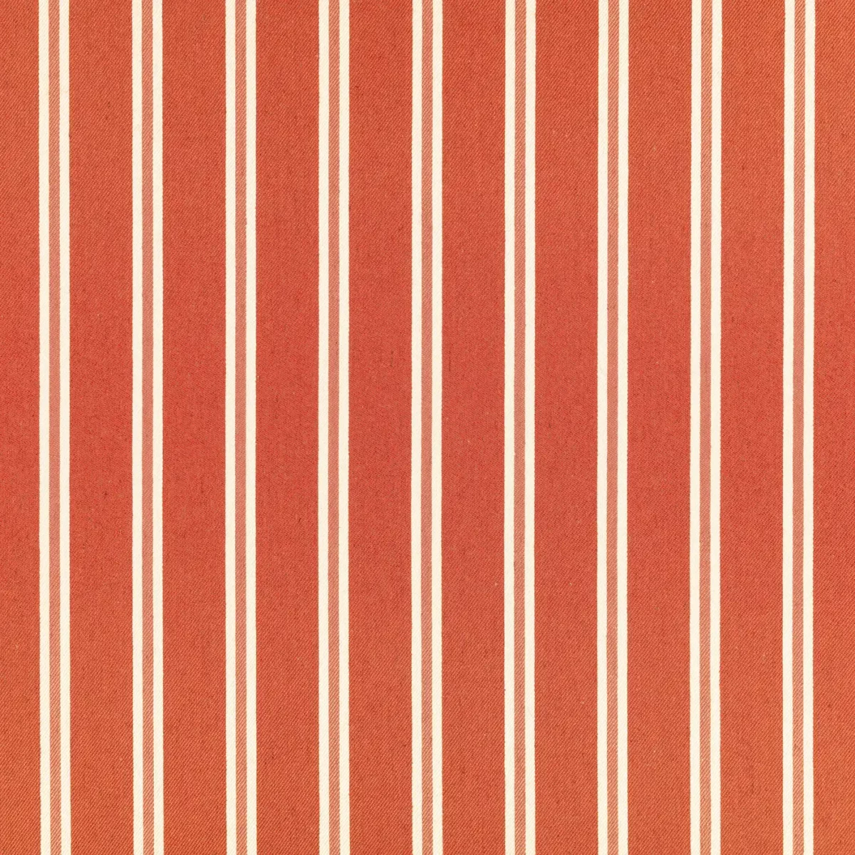Tiva Fabric - Russet by red striped woven fabric from Romo