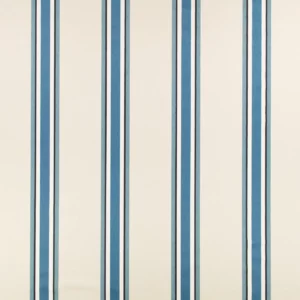 blue striped woven fabric from Romo