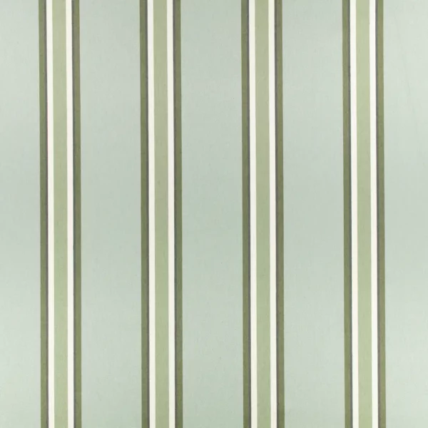 Elson Fabric - Mineral by green striped woven fabric from Romo