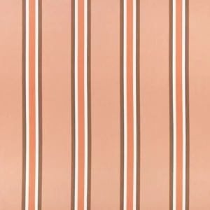 pink striped woven fabric from Romo