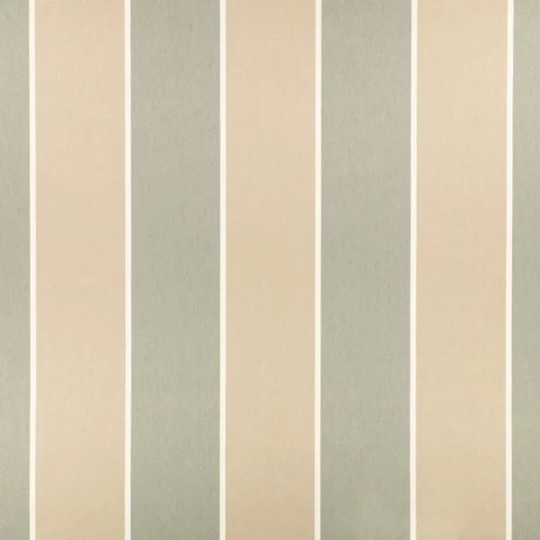 Arbury Fabric - Silver Birch by black-grey striped woven fabric from Romo
