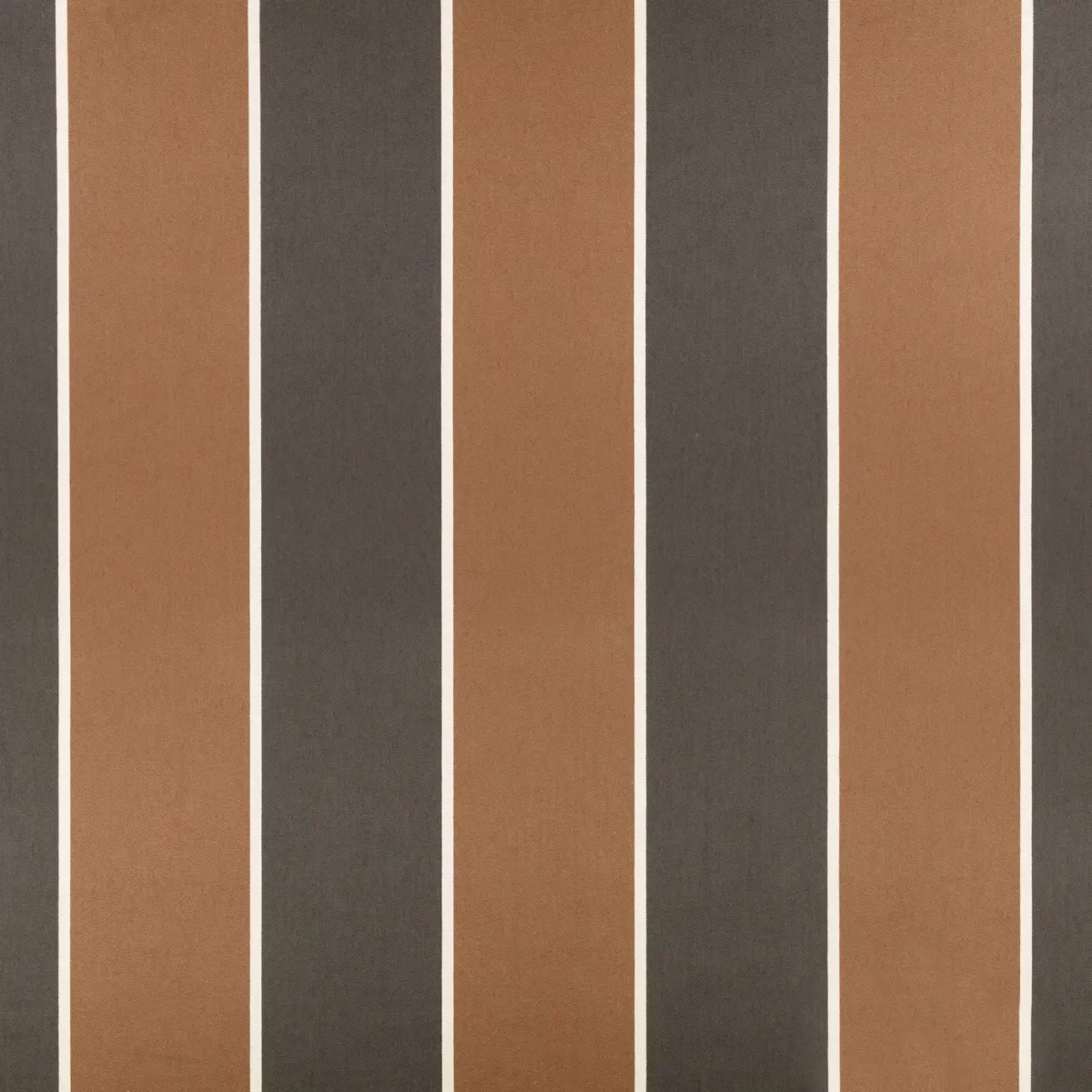 Arbury Fabric - Cinnamon by brown striped woven fabric from Romo