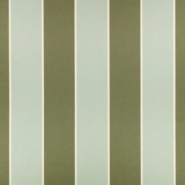 Arbury Fabric - Mineral by green striped woven fabric from Romo