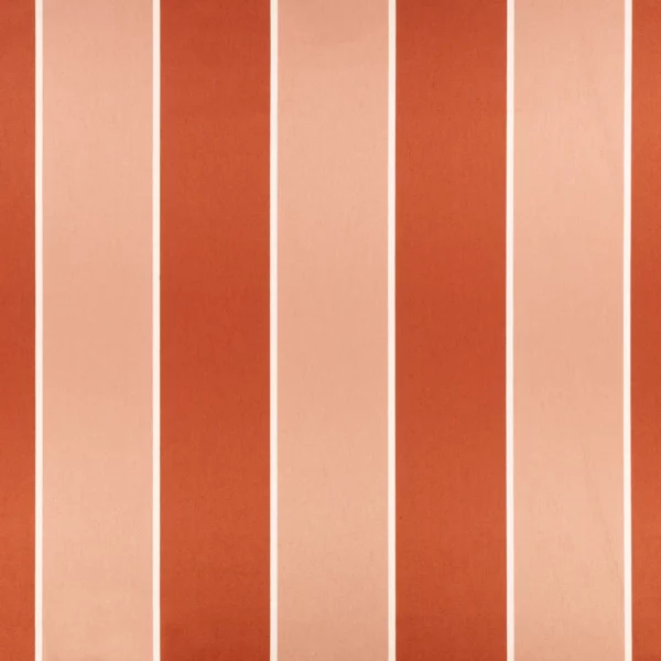 Arbury Fabric - Russet by red striped woven fabric from Romo
