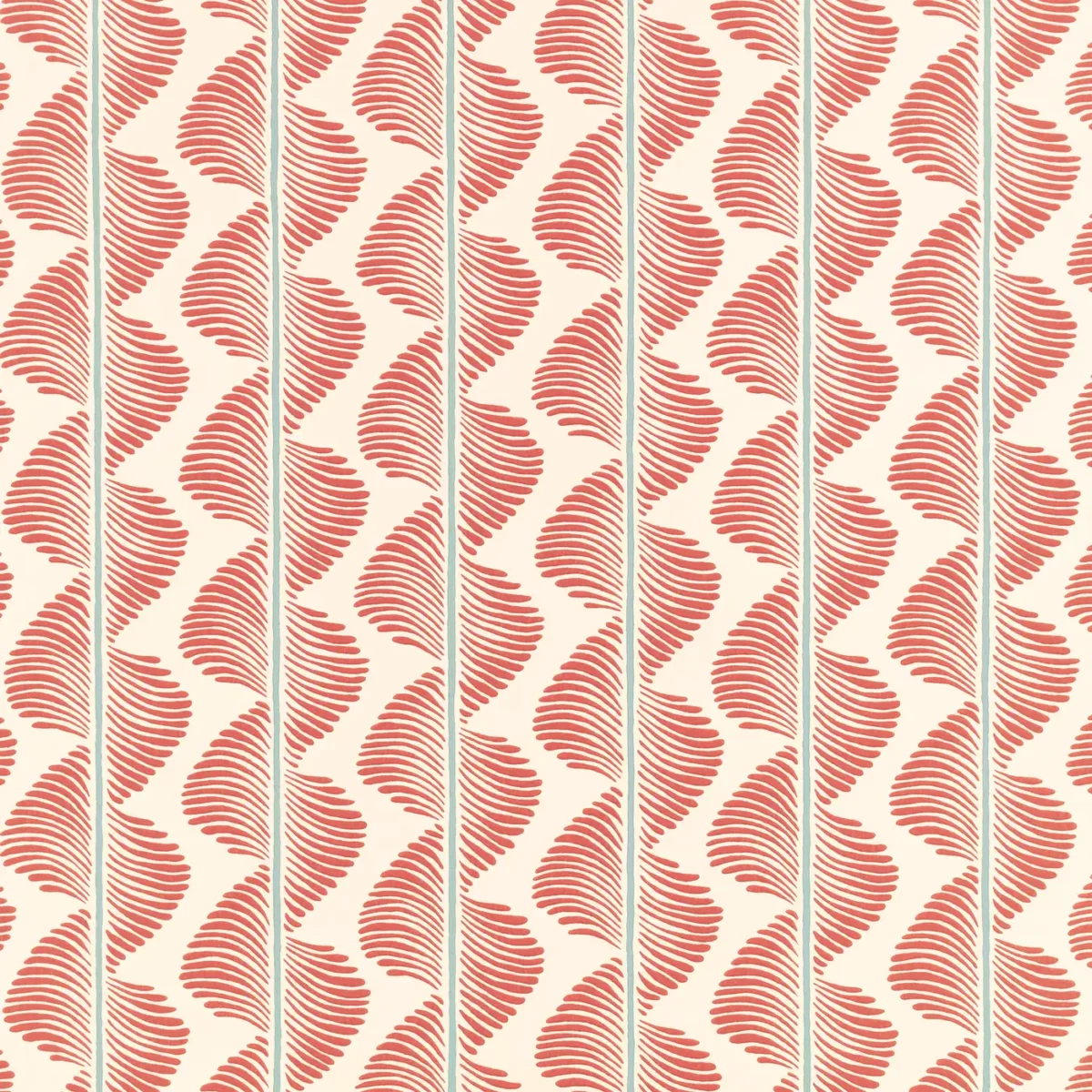 Aubin Wallpaper - Pimento by red misc wallpaper from romo