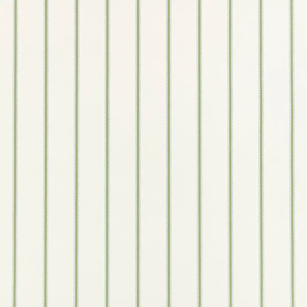Alma Wallpaper - Aloe by green striped wallpaper from romo