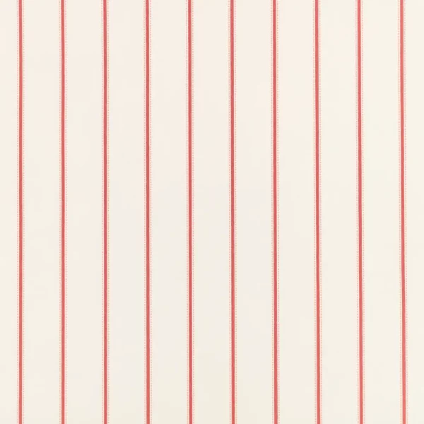 Alma Wallpaper - Pimento by red striped wallpaper from romo