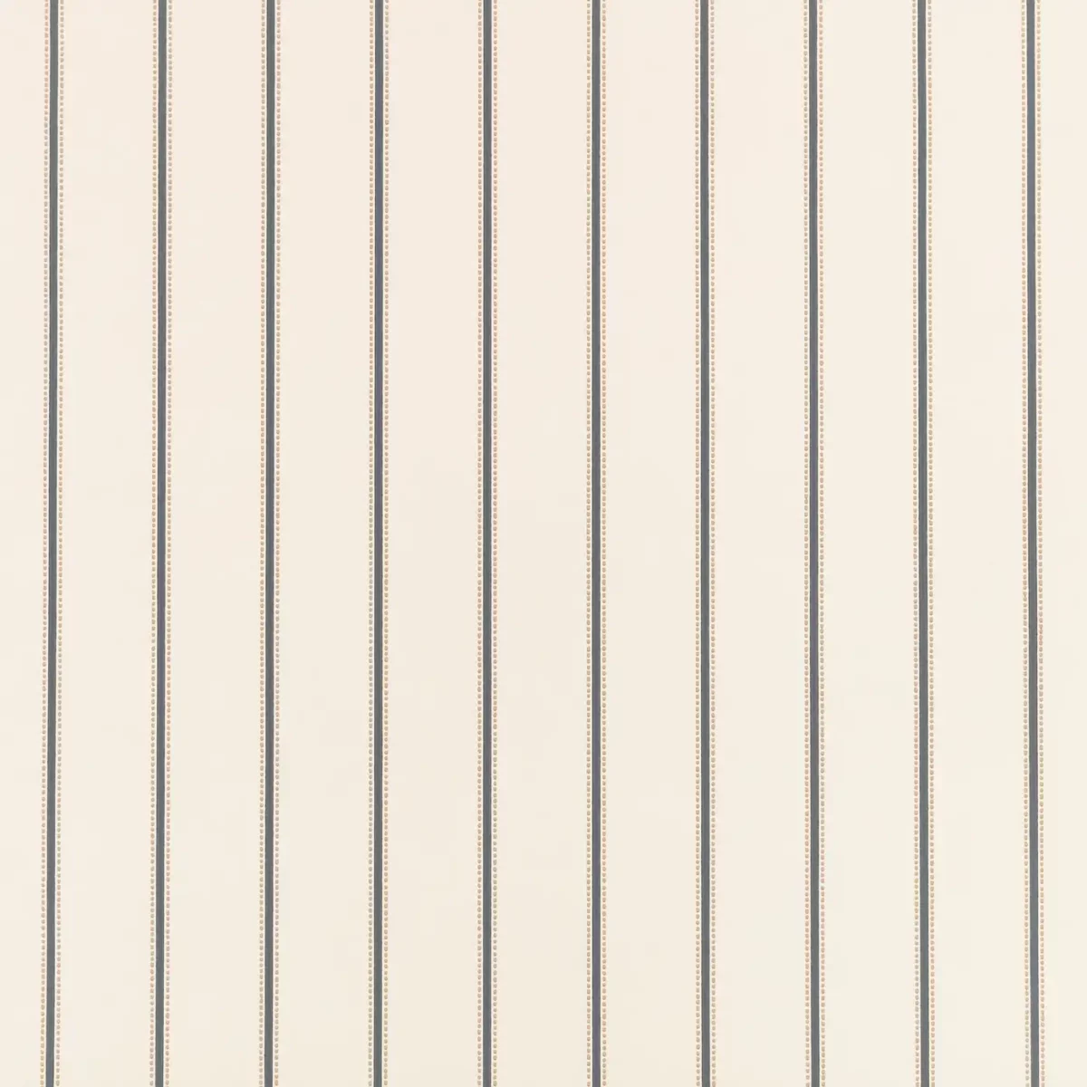 Alma Wallpaper - Chia by brown striped wallpaper from romo