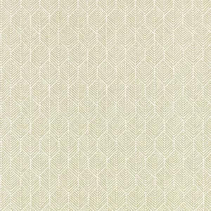 green geometric wallpaper from romo