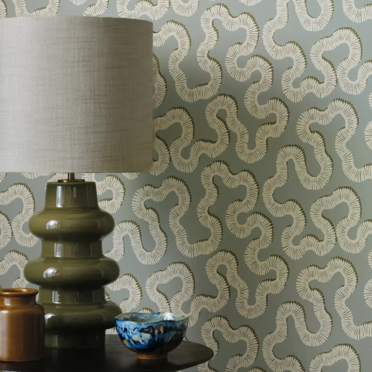 Kezia Wallpaper - Eau de Nil from