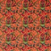 orange animal velvet-chenille fabric from Emma Shipley