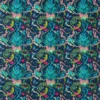 blue animal velvet-chenille fabric from Emma Shipley