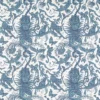 blue animal jacquard fabric from Emma Shipley