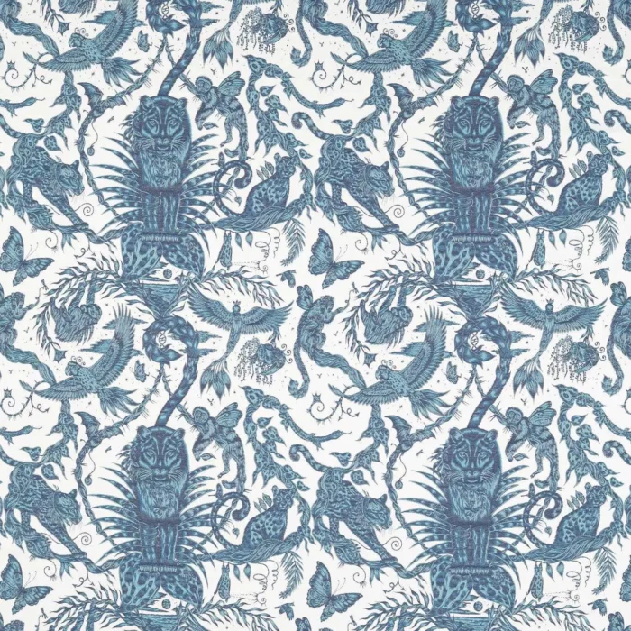 Bosque Dreams Jacquard Fabric - Ink swatch