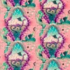 pink animal velvet-chenille fabric from Emma Shipley