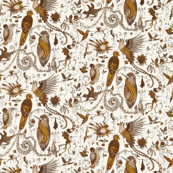 Quetzal Fabric - Gold swatch