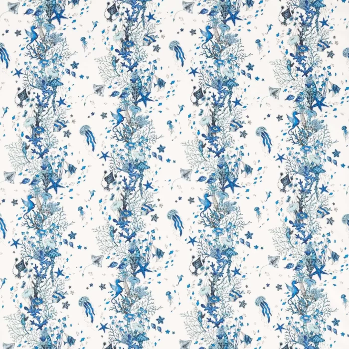 Seaforest Fabric - Blue swatch