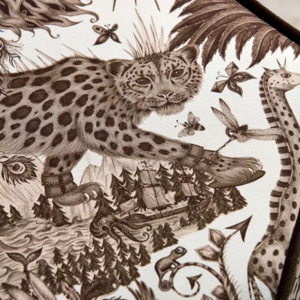 Paradise Lost Fabric - Sepia by Paradise Lost Fabric - Sepia from