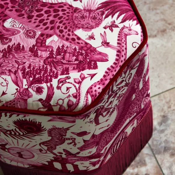 Paradise Lost Fabric - Berry from