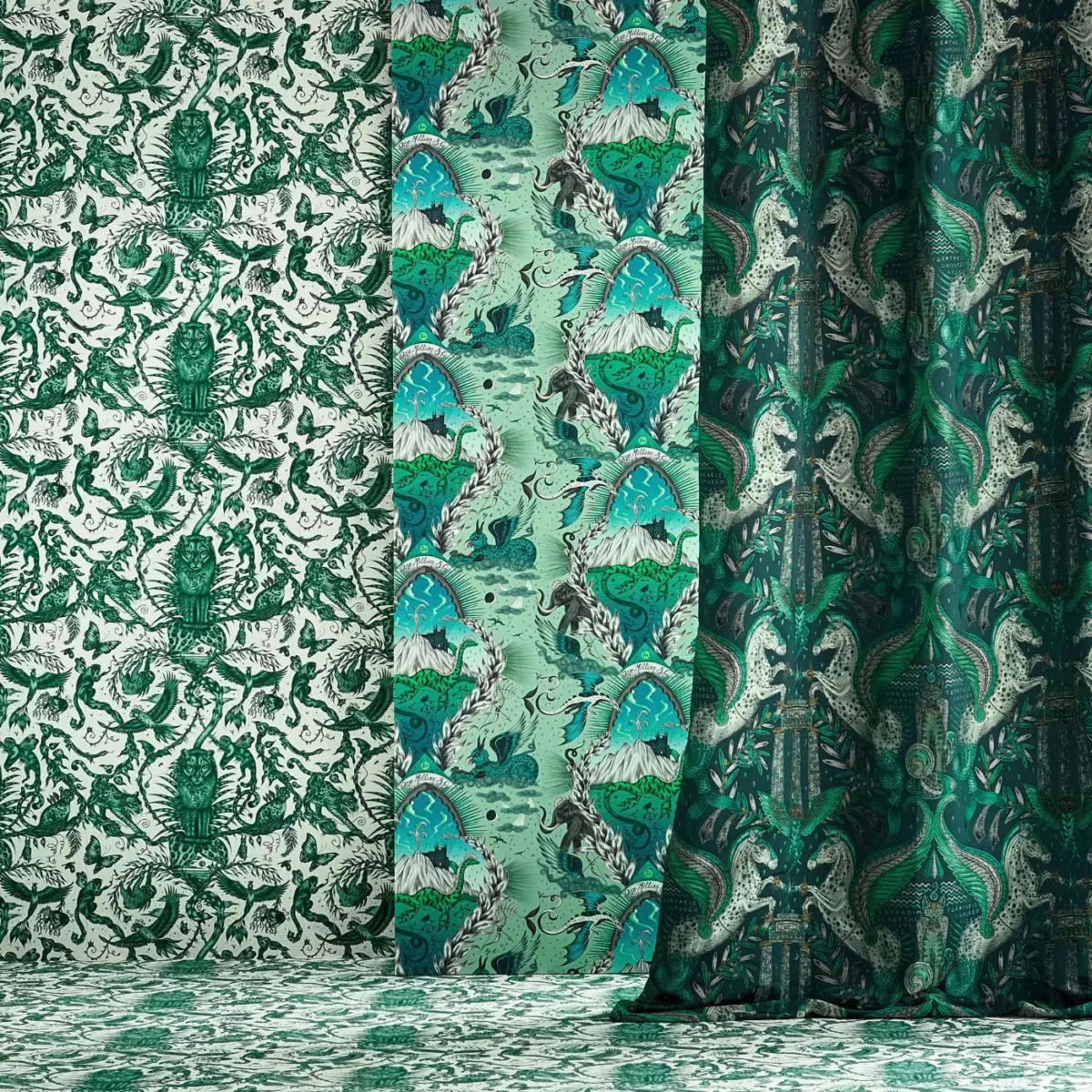 Highlandia Velvet Fabric - Marine by Highlandia Velvet Fabric - Marine from