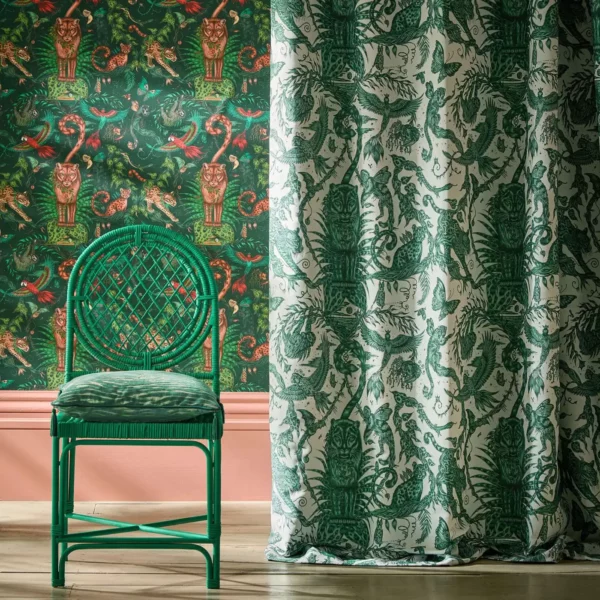 Bosque Dreams Jacquard Fabric - Ink by Bosque Dreams Jacquard Fabric - Ink from