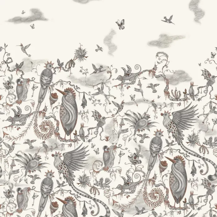 Cloud Forest Wallpaper - Ivory swatch