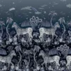blue animal wallpaper from emma shipley