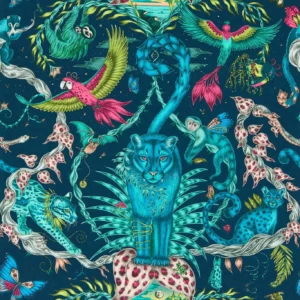 blue animal wallpaper from emma shipley