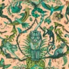 pink animal wallpaper from emma shipley