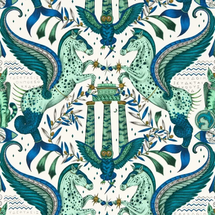 Odyssey Mythos Wallpaper - Olive swatch