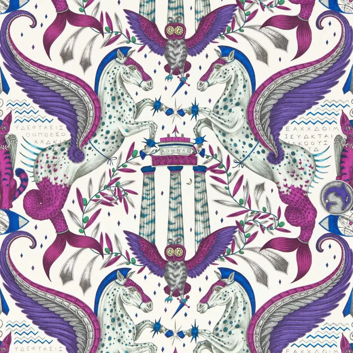 Odyssey Mythos Wallpaper - Violet by purple animal wallpaper from emma shipley
