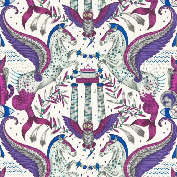 Odyssey Mythos Wallpaper - Violet by purple animal wallpaper from emma shipley