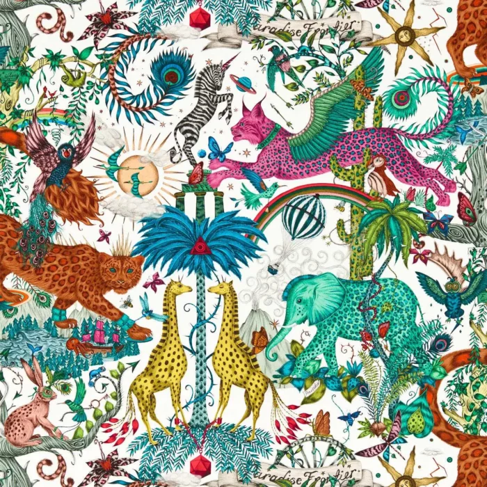 Paradise Lost Wallpaper - Ivory swatch