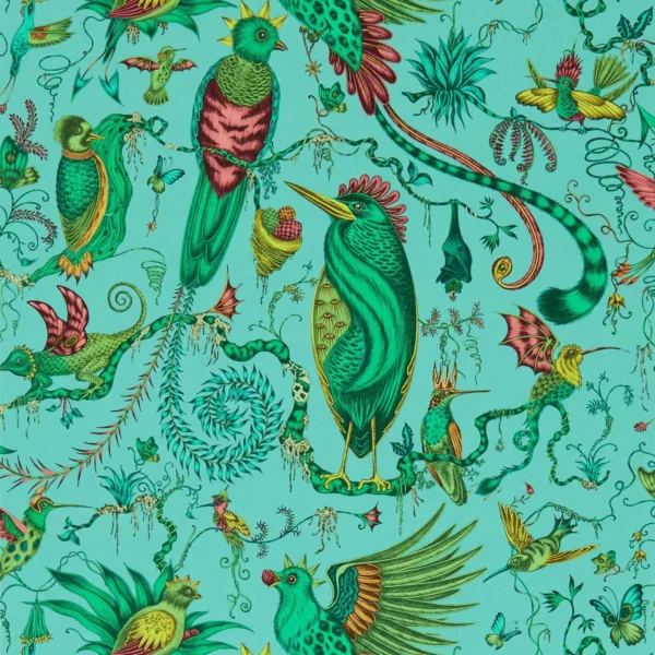 blue animal wallpaper from emma shipley