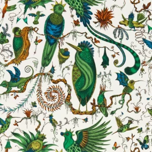 green animal wallpaper from emma shipley