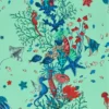 blue animal wallpaper from emma shipley