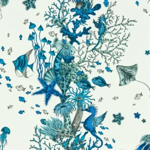 blue animal wallpaper from emma shipley