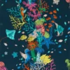 blue animal wallpaper from emma shipley