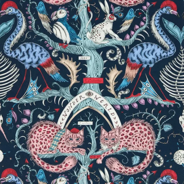 Wonder World Wallpaper - Berry by purple animal wallpaper from emma shipley