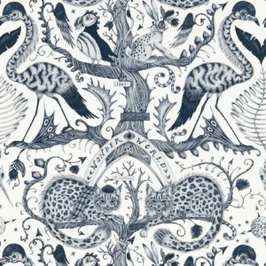 blue animal wallpaper from emma shipley