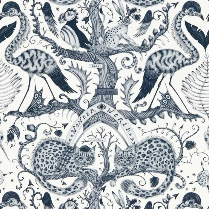 Wonder World Wallpaper - Mono swatch