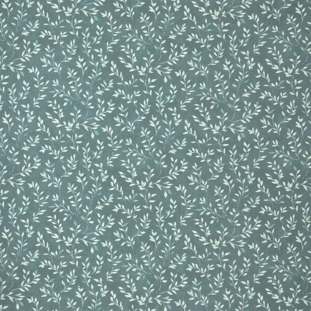 blue botanical cotton fabric from Ashley Wilde