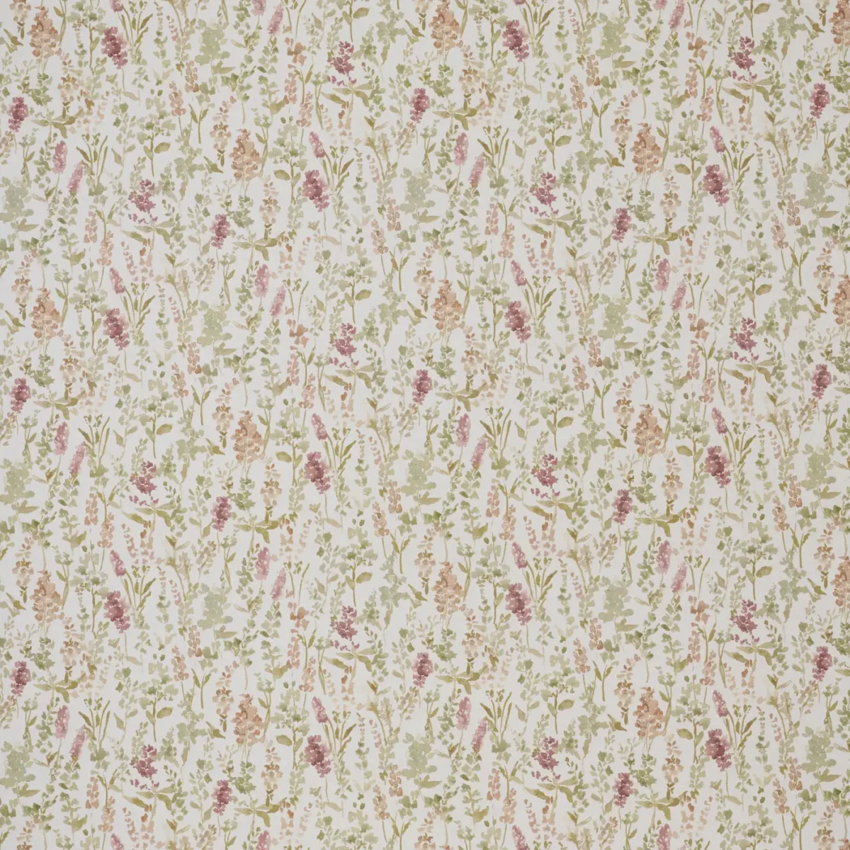 Anara Fabric - Berry by green botanical cotton fabric from Ashley Wilde