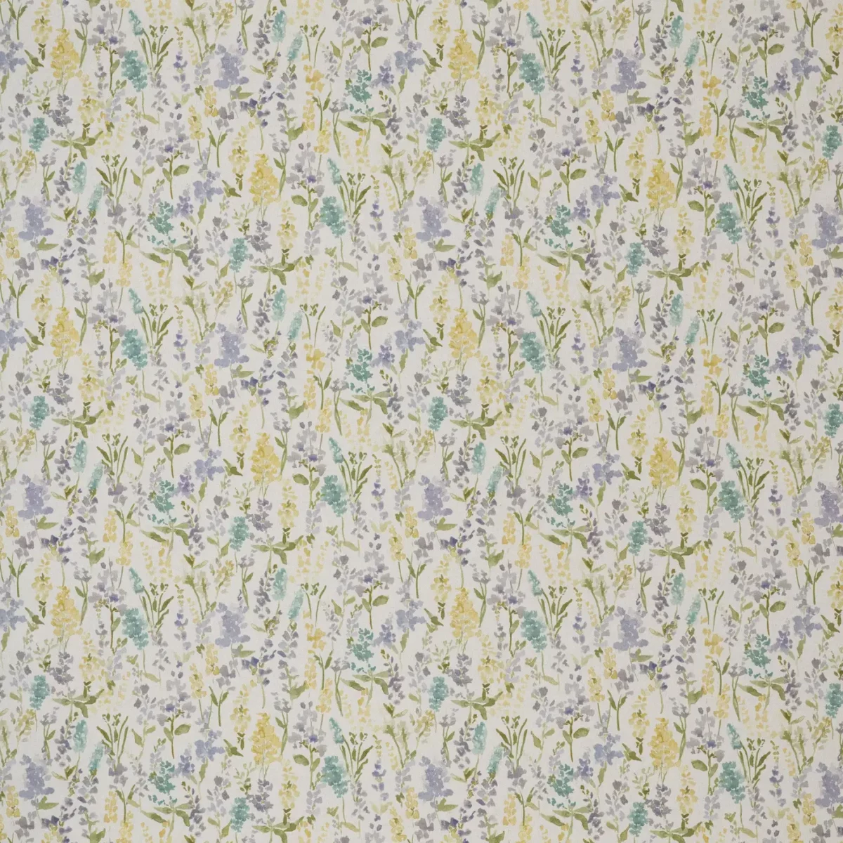 Anara Fabric - Heather by multicolour botanical cotton fabric from Ashley Wilde