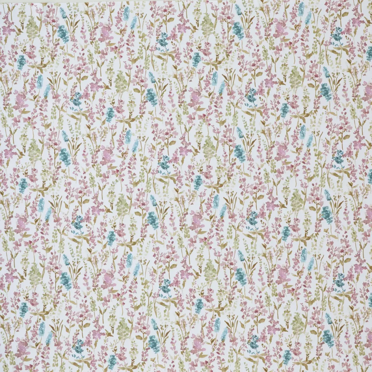 Anara Fabric - Peony by blue botanical cotton fabric from Ashley Wilde