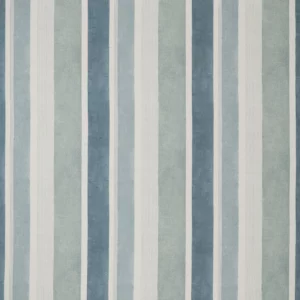 blue striped cotton fabric from Ashley Wilde