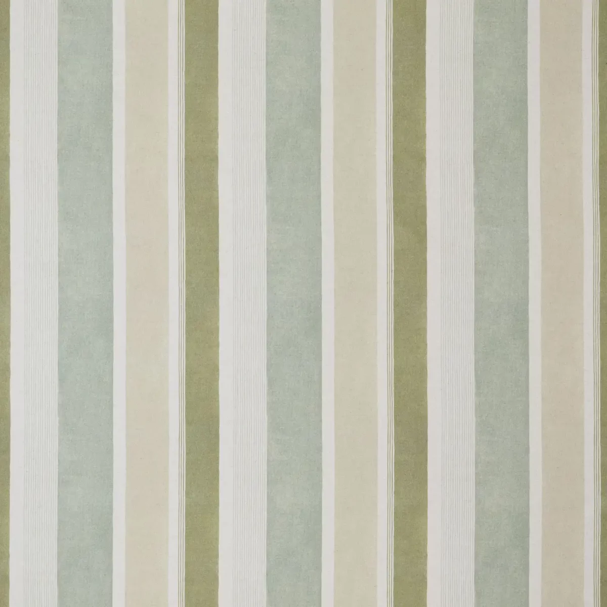 green striped cotton fabric from Ashley Wilde