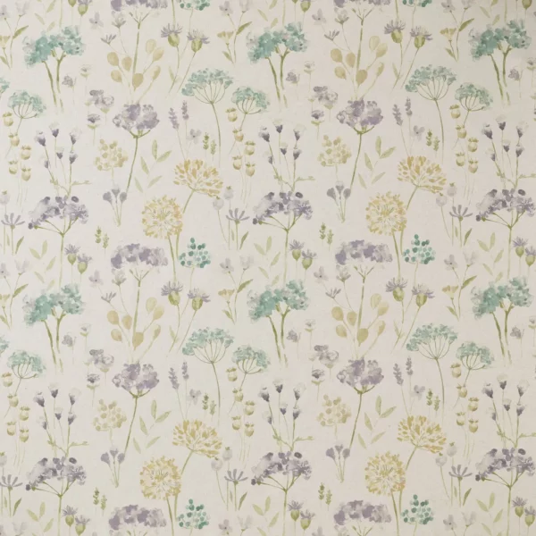 Daphne Fabric - Heather by purple geometric cotton fabric from Art of the Loom